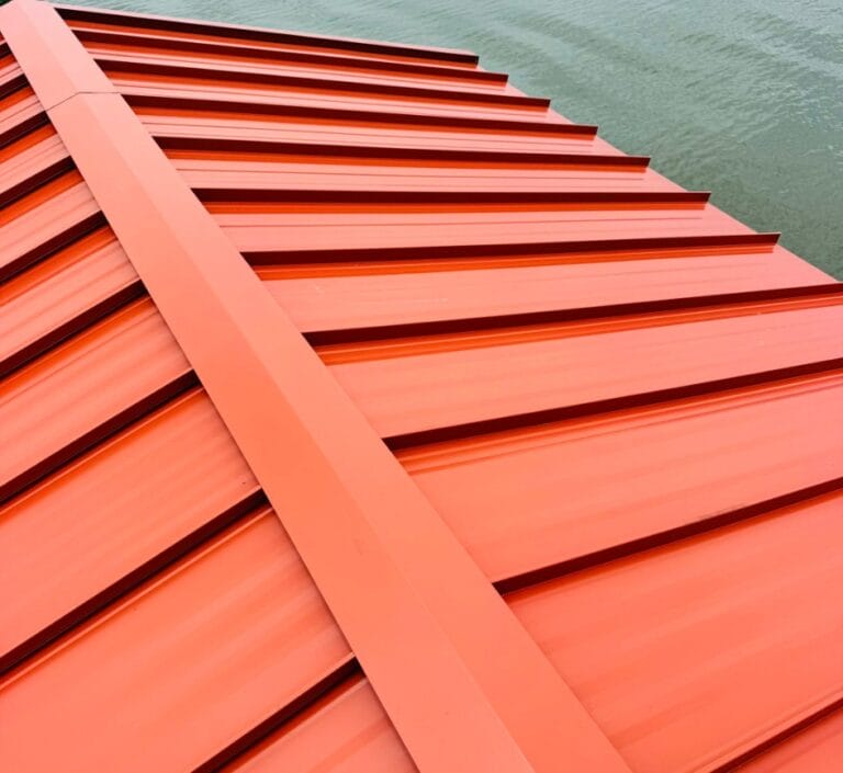 Boathouse standing seam